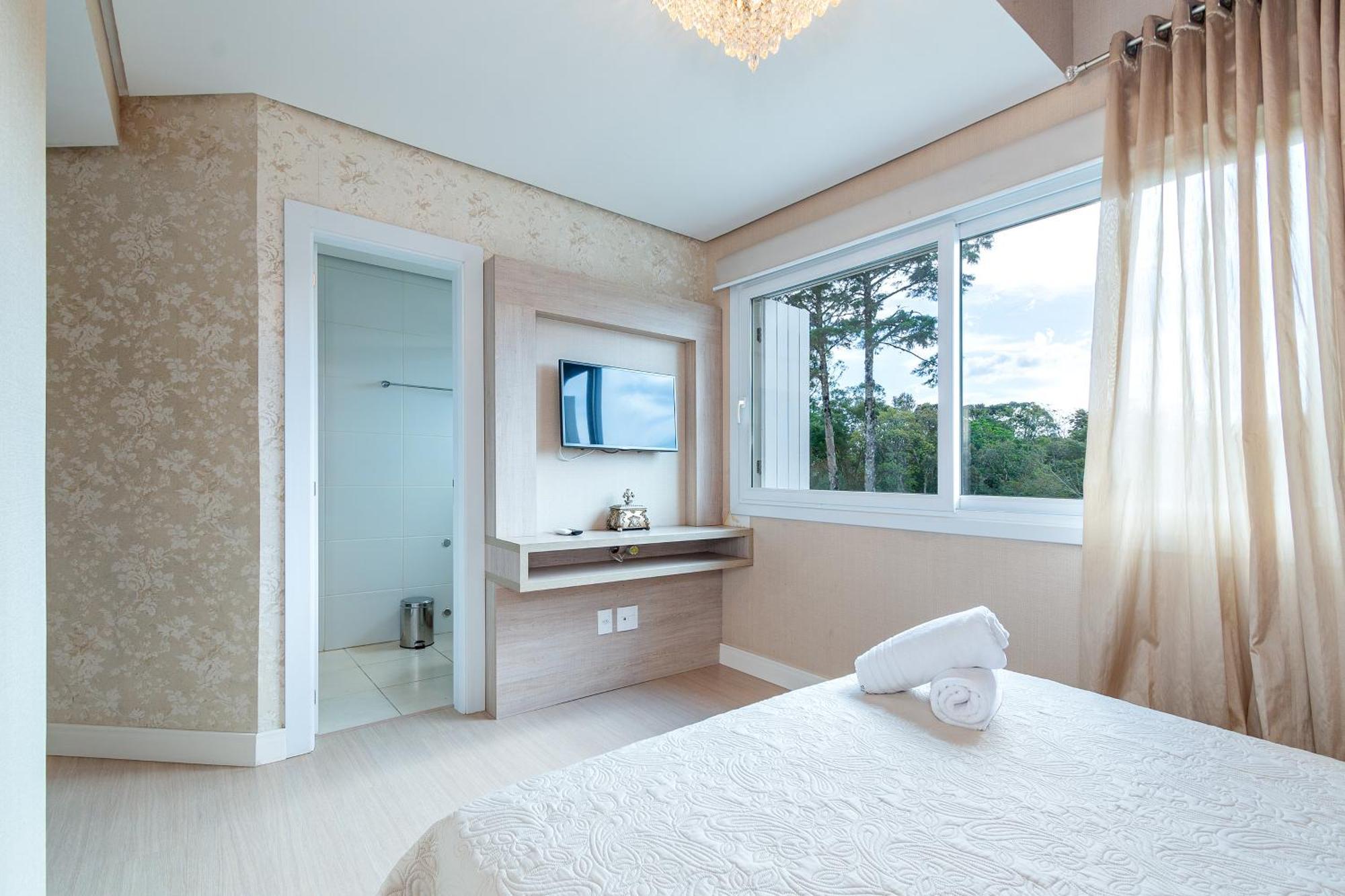 Luxuoso Apartamento Central Para 10 Pessoas Gramado Buitenkant foto
